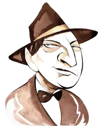 Erich Wolfgang Korngold, caricatura
